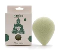 Eponge de konjac forme goutte Aloe vera cicatrisante 100% naturelle et biodégradable