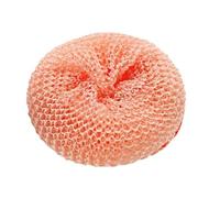 Éponge de lavage en luffa, boule de nettoyage de cuisine, éponges à récurer portables, chiffon de vaisselle en fibre douce, éponge de nettoyage (rose)