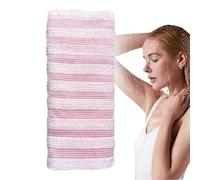 Éponge de lavage pour le corps - Serviettes de bain double face - Chiffon de toilette à séchage rapide, serviette de nettoyage pour la peau, brosse de douche pour et adultes