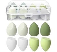 Éponge de Maquillage, Accessoire de Beauté pour Application de Fond de Teint (Green-8)