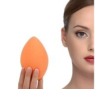 Éponge de maquillage extra large 12 cm pour le visage et le corps (1 petite et 1 grand) avec 2 porteéponges application parfaite et rapide pour fond de teint fauxbronze poudre mélange réglage