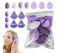 Éponge de maquillage professionnelle | Set d'éponges de fond de teint | Mélangeur éponge pour une application uniforme du maquillage, parfait pour liquide, crème, poudre, idéal pour un teint lisse