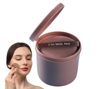 Éponge de maquillage réutilisable pour le visage humide et sec | Applicateur de beauté doux et lavable avec sangles, parfait pour la fondation, la poudre lâche, le blush, les cosmétiques portables