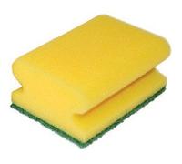 Eponge de nettoyage CLASSIC, 95 x 70 mm, jaune