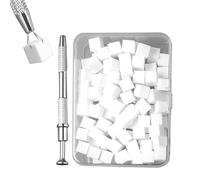 Éponge de peinture à l'ongle, éponges à ongles douces,100 pièces conception d'ongles éponges avec stylo à saisir | Outil de polonais portable pratique pour les amoureux, les amis, les