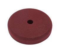 Éponge de polissage de voiture de 17,8 cm de diamètre pour cirage de véhicule et finition de meubles, roue de tampon en mousse abrasive multi-usage pour enlever les défauts de surface (rouge)
