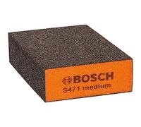 Éponge de ponçage S471 de Bosch Professional Moyenne (Bois, Plastique et, métal, 69 x 97 x 26 mm, Accessoires pour ponçage Manuel)