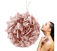 Éponge de pouf de bain en avec corde à suspendre pour filles, hommes, garçons, adolescents, jeunes