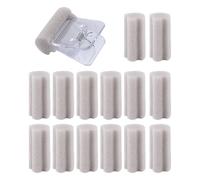 Éponge de Raquette de Tennis de Table, Brosse de Colle absorbante Grise avec Pince sécurisée, Nettoyage en Profondeur, Ensemble de lingettes de Rechange pour Adultes, passionnés, débutants