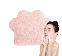 Éponge de vidange de maquillage, éponge de nettoyage du visage, Cat Path Forme du visage Puff Cleansing Sponge | Coussinets de pores de type pour la saleté et la graisse