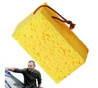 Éponge de voiture - Grande rondelle de 15 cm, brosse absorbante, applicateur épaissi, tampon de nettoyage souple | Outil portable de nettoyage des roues en mousse pour le bain, session