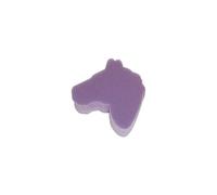 Éponge d'équitation en forme Hippotonic Violet L 10 x l 7 x h 4 cm