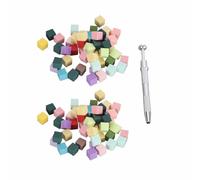 Éponge douce pour Nail Art, 100 pièces, Mini bloc Portable polyvalent, tampon, polisseuse, lime, Cubes de Tofu avec Clip pour manucure