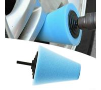 Éponge en mousse en forme de cône de polissage pour roue automobile avec design conique ergonomique pour une finition améliorée