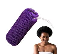 Éponge exfoliante africaine - Épurateur du corps en profondeur pour les soins quotidiens | Outil de massage de bain extensible pour le bras, le pied, le cou, la jambe, le dos, le voyage, la salle de g