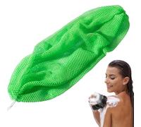 Eponge Exfoliante Africaines, Gratte Dos Douche, Brosse Exfoliante Douce et Rugueuse - Convient Aux Hommes et Aux Femmes - Idéal pour Exfoliant pour le Corps et Lave Dos (Vert)