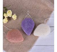 Éponge Exfoliante Bouffante De Nettoyage Du Visage En Konjac Naturel, Outil De Lavage Du Visage, 4 Couleurs, Nouveauté