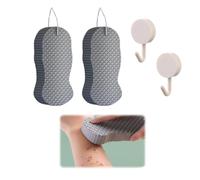 Éponge exfoliante corps magique, éponge de bain exfoliante ultra-douce, réutilisable et séchage rapide, soin peau sensible, élimine peaux mortes pour peau lisse et éclatante