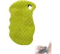 Éponge exfoliante magique pour le bain, douce pour la peau et réutilisable, éponge exfoliante 3D ultra douce, élimine les cellules mortes pour tous les types de peau (Vert)