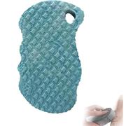 Éponge exfoliante magique pour le bain, douce pour la peau et réutilisable, éponge exfoliante 3D ultra douce, élimine les cellules mortes pour tous les types de peau (Bleu)