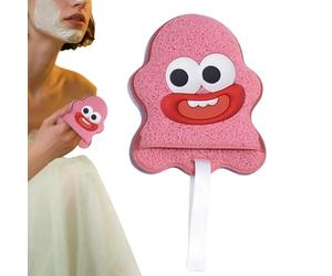 Éponge exfoliante pour femme | Mignon et réutilisable | Outil de nettoyage pour peau sensible utilisation quotidienne douche matin soir voyage