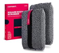 Éponge exfoliante pour le corps,Éponge exfoliante abrasive pour éliminer les peaux mortes, Éponges exfoliantes pour le corps, Éponge pour la douche pour le bain et le corps pour hommes et femmes,2pcs