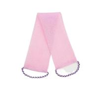 éPonge Filet Filet d'éponge exfoliant for le corps, 74x14cm, gant de toilette, éponge de bain, outils de nettoyage de douche, filet moussant(Pink)