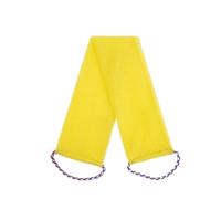 éPonge Filet Filet d'éponge exfoliant for le corps, 74x14cm, gant de toilette, éponge de bain, outils de nettoyage de douche, filet moussant(Yellow)