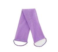 éPonge Filet Filet d'éponge exfoliant for le corps, 74x14cm, gant de toilette, éponge de bain, outils de nettoyage de douche, filet moussant(Purple)