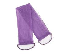 éPonge Filet Filet éponge exfoliant for le corps, 1 pièce, gant de toilette, éponge de bain, outils de nettoyage de douche, filet moussant(PURPLE)