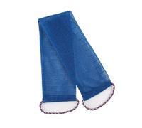 éPonge Filet Filet éponge exfoliant for le corps, 1 pièce, gant de toilette, éponge de bain, outils de nettoyage de douche, filet moussant(Blue)