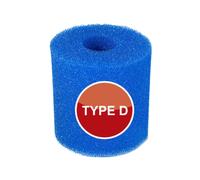 Éponge filtrante lavable pour piscine Intex Type I/II/VI/D,mousse de nettoyage réutilisable,accessoires de filtre de baignoire,1 pièce - Type D