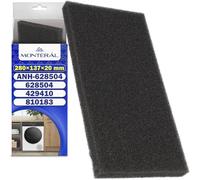 Éponge Filtre Seche Linge 280x137x20 mm avec Le Code Original 628504 429410 810183 pour Gorenje pour Asko ANH-628504 pour Panasonic - MONTERAL