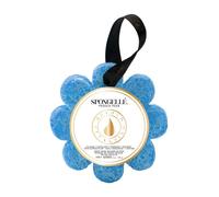 Éponge infusée Wild Flower bleue freesia poire (14+ utilisations) Spongellé 85g