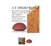Éponge Konjac Argile Rouge - Zen Arome - Accessoire 100% Naturel Pour Nettoyer Le Visage Multicolore