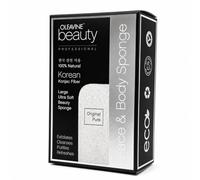 Éponge Konjac Bamboo - Oleavine Beauty Professional | Éponge pour le visage et le corps | Éponge naturelle nettoyante en profondeur | K-Beauty | Fabriquée à la main à Jeju en Corée | Peau grasse