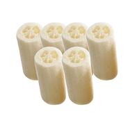 Éponge loofah, Lot de 6 éponges loofah jaunes 10 cm for exfolier le bain et la douche