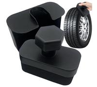 Éponge Lustrante pour Pneus - Éponge D'application pour Lustrage De Jantes | Applicateur De Lustrage pour Roues De Véhicule avec Poignée Antidérapante pour Berline SUV Camionnette