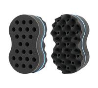 Éponge magique double face 2 en 1 pour cheveux style afro