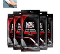 Éponge magique pour nettoyer les vitres de voiture, brosse anti-rayures pour éliminer les traces d'huile sur le pare-brise, nettoyant pour vitres de voiture Clear Vision (5PCS)