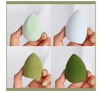 Eponge Maquillage Fond De Teint 1/3 / 4pcs maquillage éponge éponge bouffée de beauté œufs de beauté Fondation crème de poudre d'éponges d'éponges de maquillage cosmétique cosmétique haute adhérence E