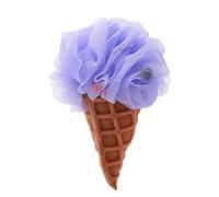 Éponge moussante en maille pour le corps de la crème glacée pour le bain, la douche, le luffa, outil de nettoyage pour enfant