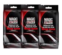 Éponge nettoyante pour vitres de voiture, nettoyant pour pare-brise, dégraissant pour vitres, améliore la clarté et la visibilité (3pcs)