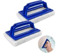Eponge Piscine, 2pcs Eponge Magique Piscine, Éponge Magique Piscine avec Poignée, Eponge Magique Piscine Durables