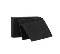 Delaisy Kargo 127712 Tampon abrasif, Noir (Pack de 10)