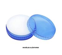 Wonday Éponge pour ardoise ronde 6,5 cm – Avec boîte – Couleurs aléatoires – Idéal pour l'école