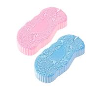 Éponge Pour Bain De Bébé - Double Éponge Nid d'Abeille pour Douche et Corps Bébé | Exfoliant de Toilette Salle de Bain Baignoire Voyage Femmes