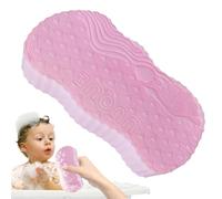 Éponge pour bébé - Éponges de douche douces double face pour le bain, mousse douce pour baignoire, brosse de douche pour bébé, brosse de bain pour enfants, brosse de bain