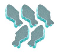 Éponge pour le nettoyage d'un aquarium - 5 pièces brosse double face en forme de poisson - Grattoir aquarium | pour tortue, betta, crevette, étang, eau salée, eau douce, maison et la cuisine