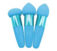 Éponge Pour Mélangeur De Beauté - Ensemble D'éponges De Maquillage De 3 Pièces, Applicateur De De Teint Haute Densité | Utilisation Humide Et Sec, Correcteur Doux Avec Mélangeur, Fard, De